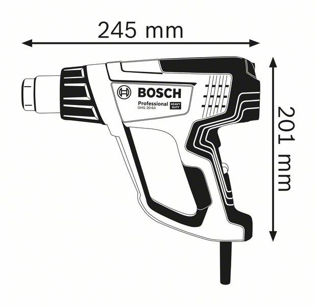 Termosoffiatore GHG 20-63 Bosch Professional