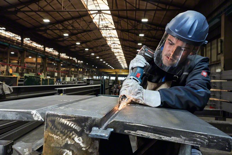 Smerigliatrici assiali Bosch batteria GGS 18V-23 LC Professional copro macchina