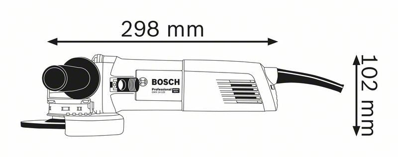 Smerigliatrice angolare BOSCH GWX 14-125 Professional X-LOCK
