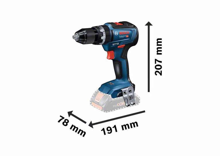 Trapano avvitatore battente GSB 18V-55 Pick & Click Bosch Professional