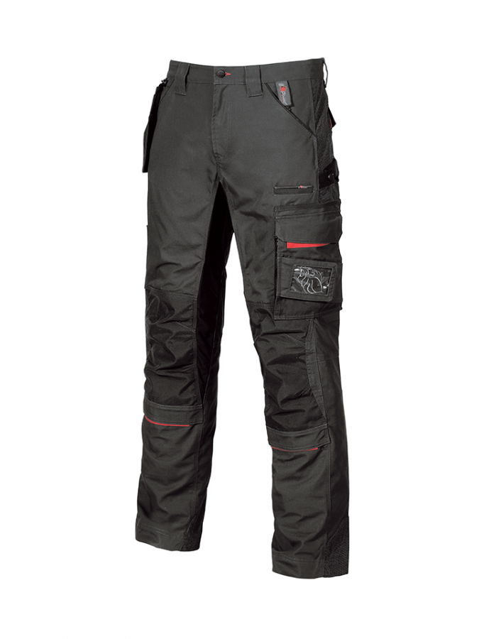 Pantaloni da lavoro U-Power RACE BLACK CARBON