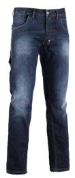 Pantaloni jeans elasticizzati Diadora "stone" colore blu