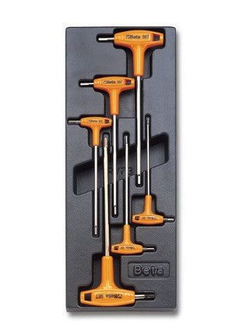 Termoformato SENZA Set Chiavi T  Beta TV52 VUOTO