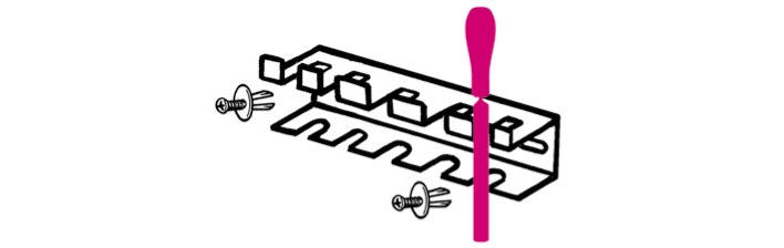 Supporto per pannelli Beta S1719BM lime