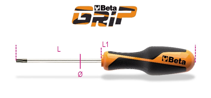Set 8 giraviti Tamper Resistant TORX Beta Grip 1268RTX/S8