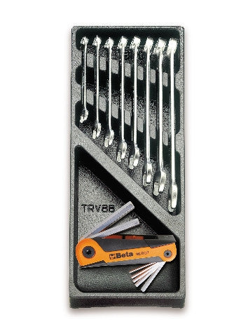 Termoformato SENZA Set Chiavi Combinate Brugole Beta TV20 VUOTO