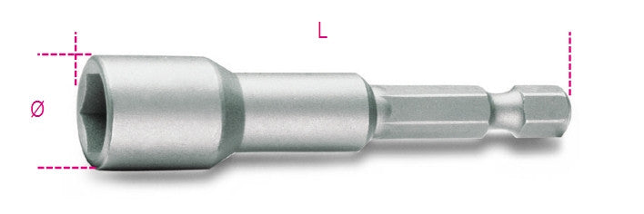 Inserti avvitatori bussola esagonale magnetica Beta 862F