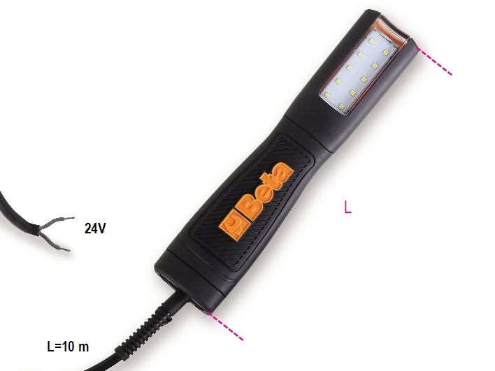 Lampada portatile a LED  12-24 Vac 320 Lumen Beta 1842LED/ABM