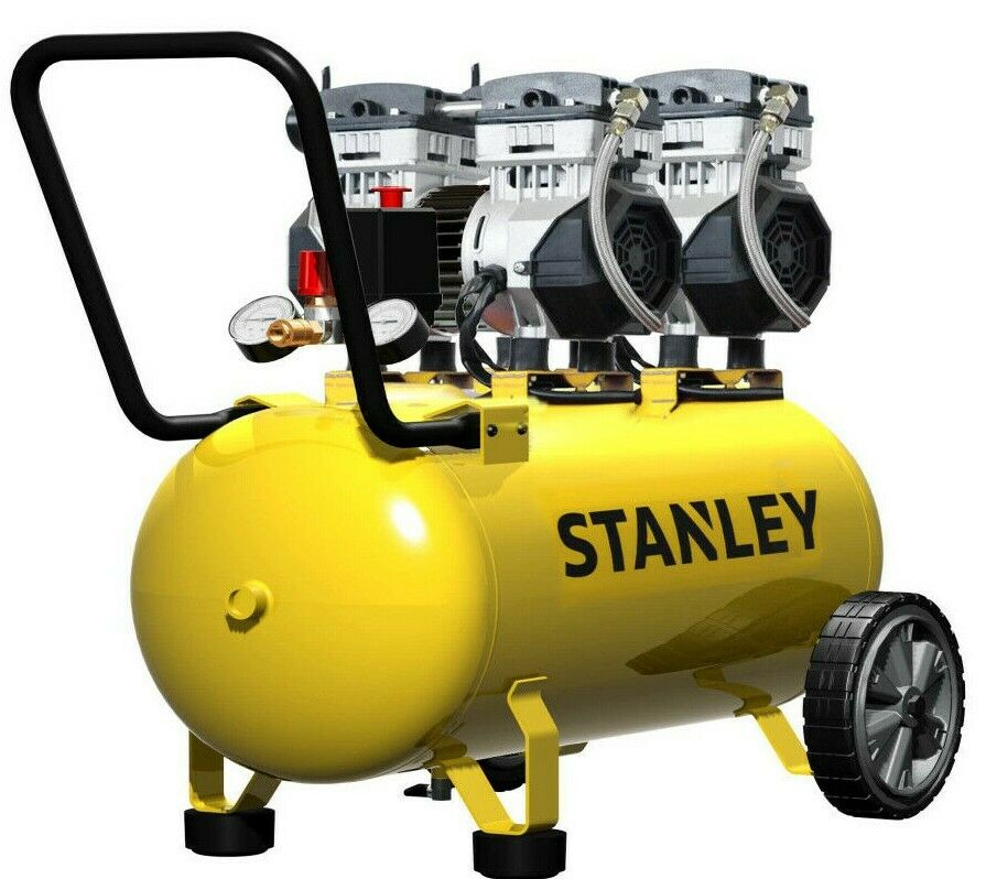 Compressore silenziato Stanley DST 300/8/50-2  50 lt. 2,6Hp
