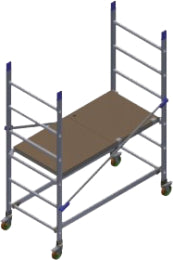 Trabattello ALTO Facal alluminio MODULO 1